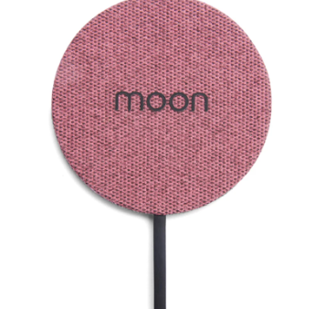 Moon Wireless Pad - Pink Fabric For Cheap