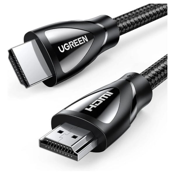 UGREEN HDMI A M M Cable with Braided - 2 Meter   Black Fashion