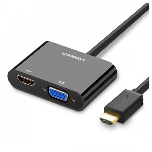 UGREEN HDMI to VGA + HDMI Converter Online now