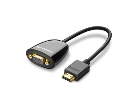 UGREEN HDMI to VGA Converter without Audio - Black For Discount