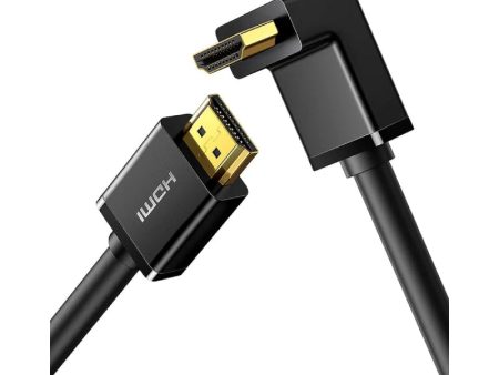 UGREEN HDMI Cable Right Angle 90 Degree - 2 Meter   Black Online Sale