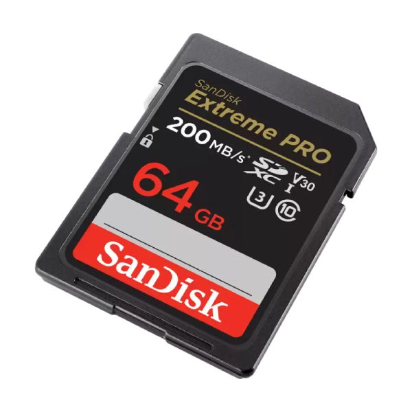 SanDisk Extreme PRO SDHC SDXC UHS-I Card - 64GB   Up to 200 MB s Online Sale