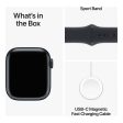 Apple Watch Series 9 with Sport Band - LTPO OLED   64GB   45mm   Small Medium   Bluetooth   Wi-Fi   Cellular   Midnight For Sale