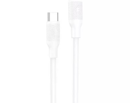 Foneng X80 Type-C to Lightning 27W PD Charging Cable - 1 Meter   White Hot on Sale