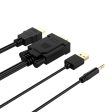 ORICO VGA to HDMI Cable - 2 Meter   Black For Cheap