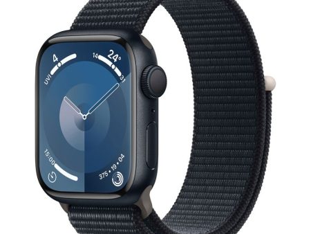 Apple Watch Series 9 with Sport Loop - LTPO OLED   64GB   41mm   Bluetooth   Wi-Fi   Midnight Hot on Sale