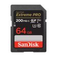 SanDisk Extreme PRO SDHC SDXC UHS-I Card - 64GB   Up to 200 MB s Online Sale