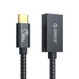 ORICO USB-C Male to USB Female - 1 Meter   Black Hot on Sale