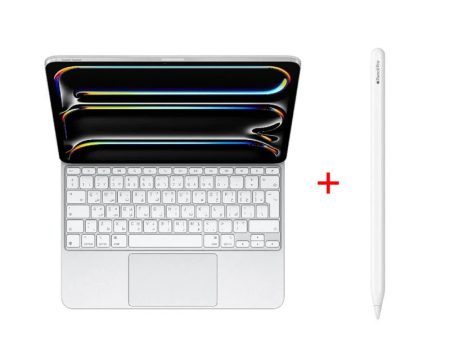 Apple Magic Keyboard - iPad Pro 11 M4 (2024)   English Arabic + Apple Pencil Pro (2024) - Bundle Offer Online now