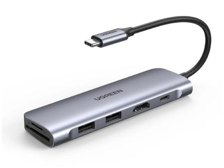 UGREEN 6-in-1 USB C PD Adapter with 4K HDMI Hub Fashion