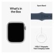 Apple Watch Series 9 with Sport Band - LTPO OLED   64GB   45mm   Small Medium   Bluetooth   Wi-Fi   Cellular   Storm Blue Online now