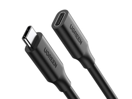 UGREEN USB-C M to USB-C F Gen2 5A Extension Cable - 1 Meter   Black Cheap