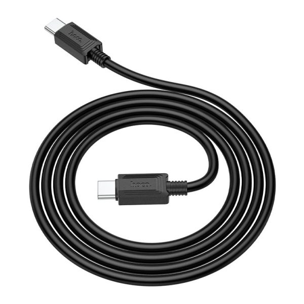 HOCO X73 60W Charging Cable - USB-C To USB-C   1 Meter   Black For Cheap