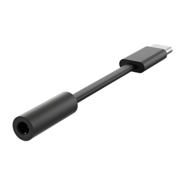 Microsoft Surface USB-C to 3.5mm Audio Adapter - USB-C   3.5 mm   Black For Cheap