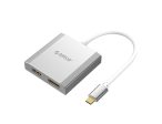 ORICO Type-C to Display Port & HDMI Adapter - Silver Online now