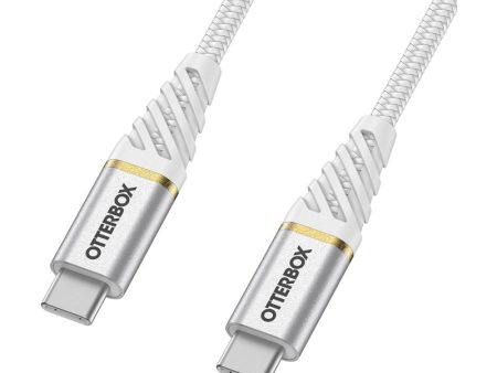 OtterBox Premium USB-C To USB-C Fast Charge Cable - USB-C   USB-C   2 Meters   White Online now