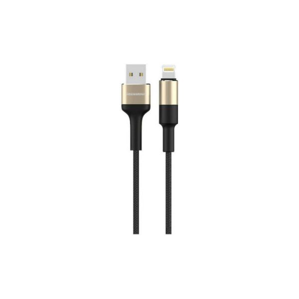 RockRose 2.4A Lightning Cable - 1M   Black Online now