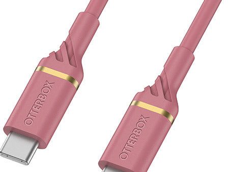 OtterBox USB-C to USB-C Fast Charge Cable - Standard 1 Meter - Matte Pink For Sale