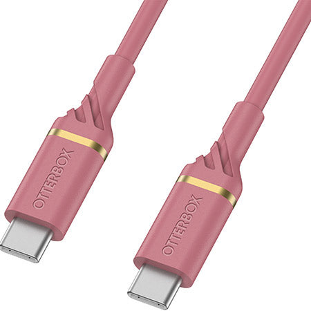 OtterBox USB-C to USB-C Fast Charge Cable - Standard 1 Meter - Matte Pink For Sale