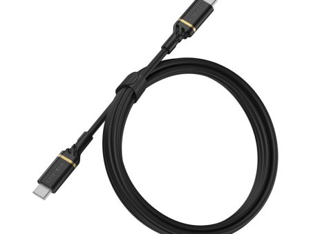 OtterBox Standard USB-C To USB-C Fast Charge Cable - USB-C   USB-C   1 Meter   Black Sale