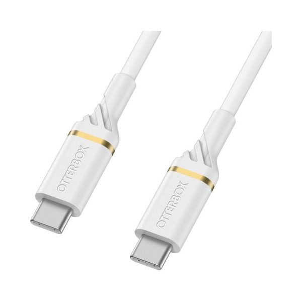 OtterBox Standard USB-C To USB-C Fast Charge Cable - USB-C   USB-C   2 Meters   White For Cheap