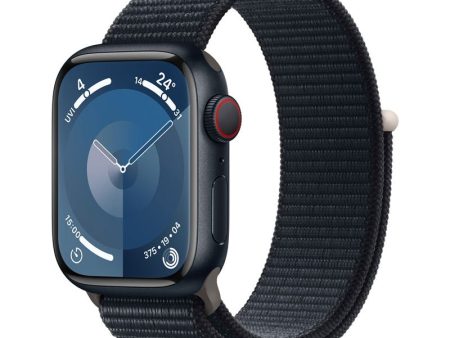 Apple Watch Series 9 with Sport Loop - LTPO OLED   45mm   Wi-Fi   Cellular   Midnight Online Hot Sale