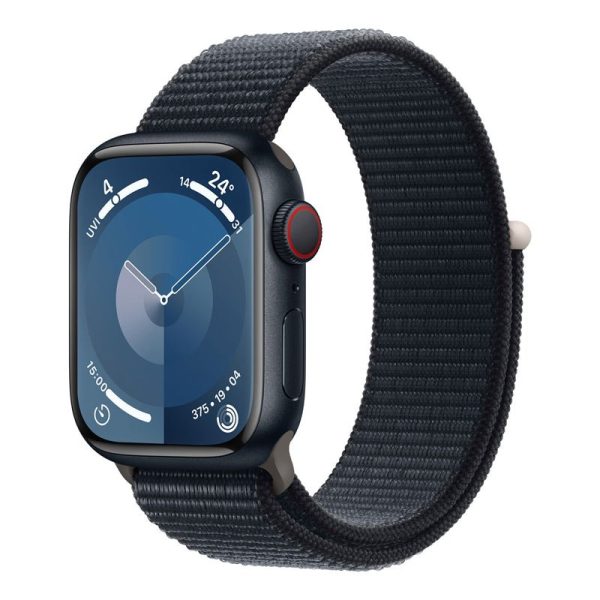 Apple Watch Series 9 with Sport Loop - LTPO OLED   45mm   Wi-Fi   Cellular   Midnight Online Hot Sale