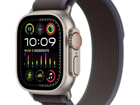 Apple Watch Ultra 2 - LTPO OLED   64GB   49mm   Bluetooth   Wi-Fi   Cellular   Medium Large Titanium Blue Black Trail Loop Online now