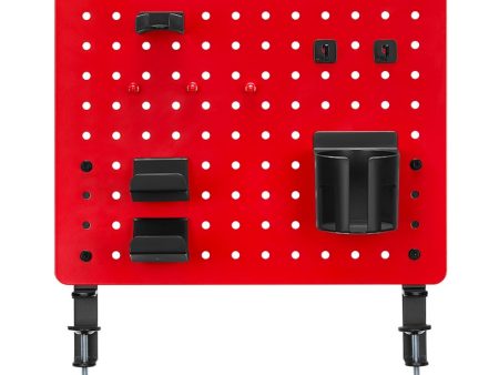 Twisted Minds Gaming Clamp Mount Pegboard - Matte Red For Discount