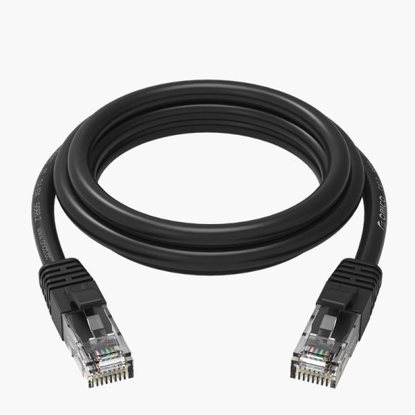 ORICO CAT6 Gigabit Ethernet Cable (PUG-C6) - 1 Meter   Black Fashion