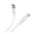 HOCO X51 High-Power Charging Data Sync Cable - USB-C To USB-C  100W   2 Meter   White on Sale