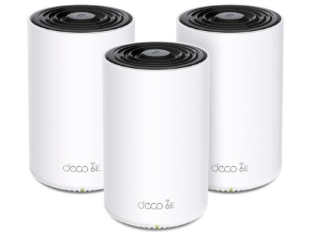 TP-Link Deco XE75 Pro (AXE5400) Tri-Band Mesh Wi-Fi 6E System - 6GHz (2402 Mbps)   Gigabit WAN   Gigabit LAN (3-Pack) Cheap