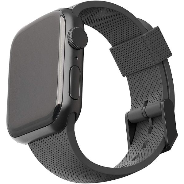 [U] by UAG Apple Watch 42 44 45mm Ultra DOT Silicone Strap - Black Cheap