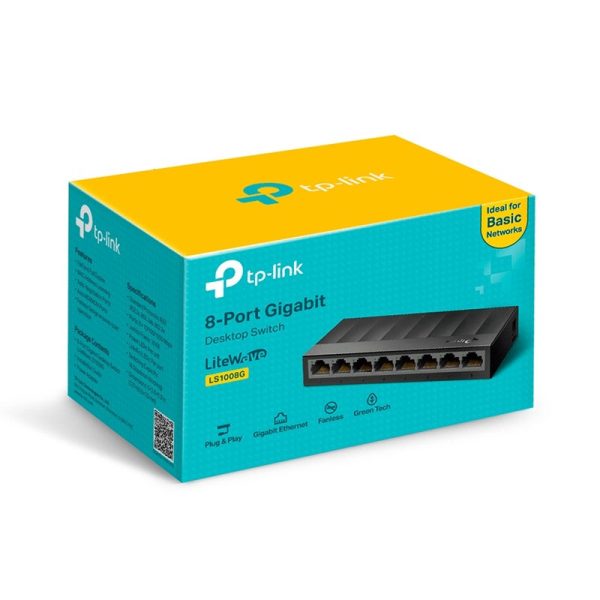 TP-Link LS1008G 8-Port Gigabit Desktop Switch For Discount