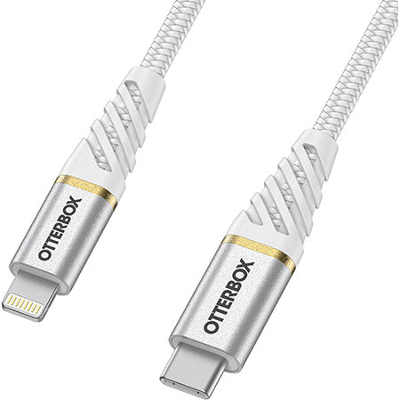 OtterBox Lightning to USB-C Fast Charge Cable - Premium 1 Meter - White For Cheap