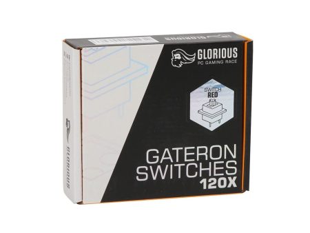 Glorious Gateron Red Mechanical Keyboard Switches - Red Hot on Sale