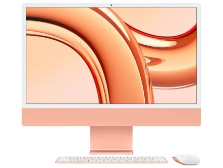 Apple iMac - 24    M3   8-Core CPU   10-Core GPU   16 Core Neural Engine   8GB RAM   512GB SSD   Arb Eng   Orange   1YW Fashion