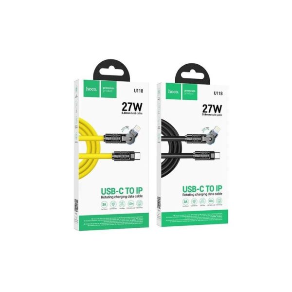 HOCO U118 27W Type-C to Lightning Cable Fast Charging - Assorted Sale