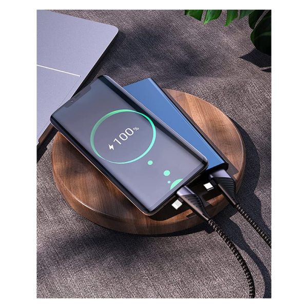 HOCO U95 4-IN-1 Illustrious Multifunction Charging Cable - USB USB-C To USB-C Lightning   1.2 Meters   Black on Sale