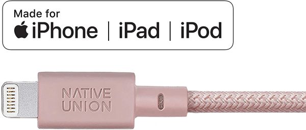 Native Union Night Cable - USB A to Lightning - 3M - Rose Online Hot Sale