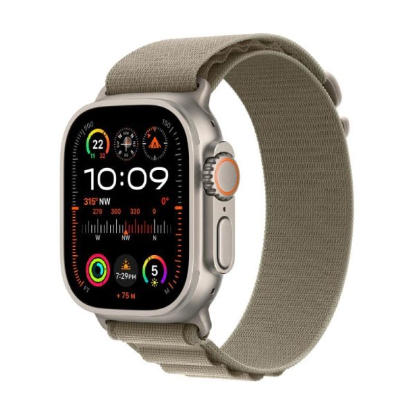 Apple Watch Ultra 2 - LTPO OLED   64GB   49mm   Bluetooth   Wi-Fi   Cellular   Large   Titanium Olive Alpine Loop Online