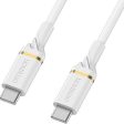 OtterBox USB-C to USB-C Fast Charge Cable - Standard 3 Meter - White Fashion