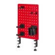 Twisted Minds Gaming Clamp Mount Pegboard - Matte Red For Discount