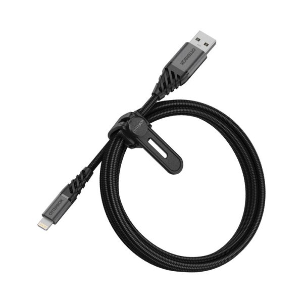 OtterBox Lightning To USB-A Premium Cable - Lightning   USB-A   1 Meter   Black Online Hot Sale