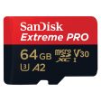 SanDisk Extreme PRO microSDXC UHS-I CARD with Adapter - 64GB   Up to 200 MB s Online Hot Sale