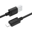 Hoco X73 Charging Data Sync Cable - USB   Lightning   1 Meter   Black Supply