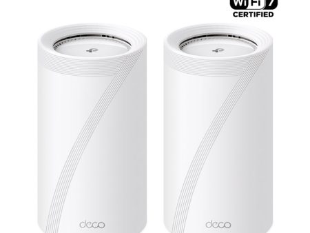 TP-Link Deco BE85 (BE22000) Tri-Band Whole Home Mesh WiFi 7 System - 6GHz (11520 Mbps)   USB3.0   Gigabit WAN   Gigabit LAN (2-Pack) Cheap