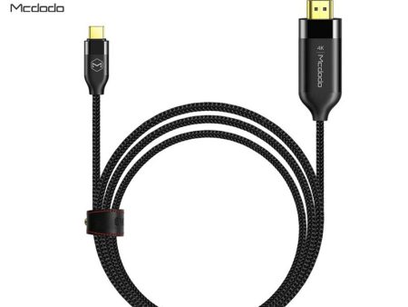 Mcdodo HDMI To Type-C Cable - 2M   Black For Discount