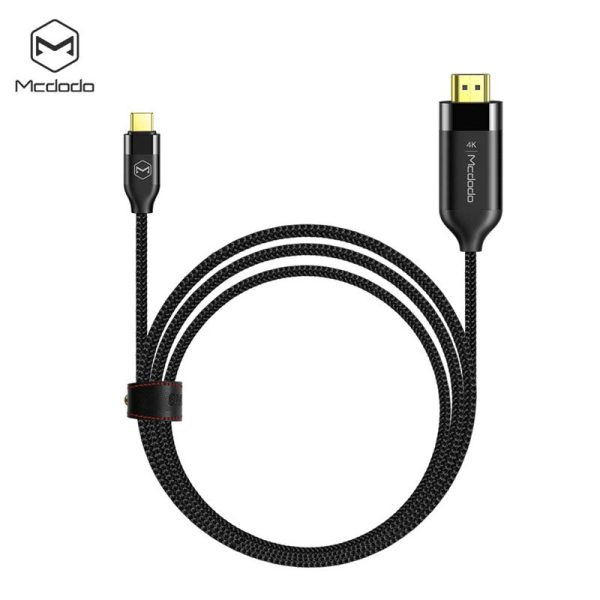 Mcdodo HDMI To Type-C Cable - 2M   Black For Discount