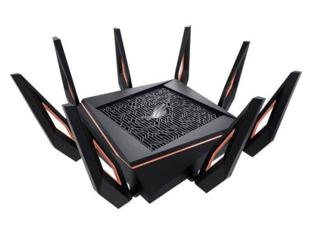 ASUS ROG Rapture (GT-AX11000) Tri-band WiFi 6 Gaming Router - 5GHz (4804Mbps)   USB 3.1   Gigabit WAN   Gigabit LAN For Cheap